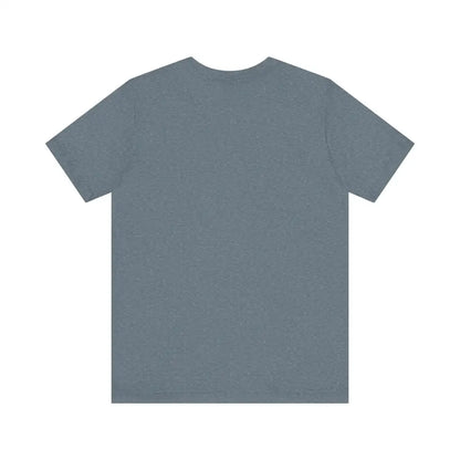 Gray short-sleeved t-shirt from the Peach Trophy Girlfriend Unisex T Shirt collection
