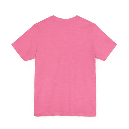 Pink short-sleeved Peach Trophy Girlfriend Unisex T Shirt for casual wear