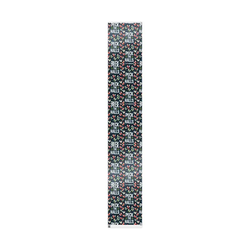 Peck The Halls Christmas Wrapping Paper With Chicken Pattern - Ocean State Styles