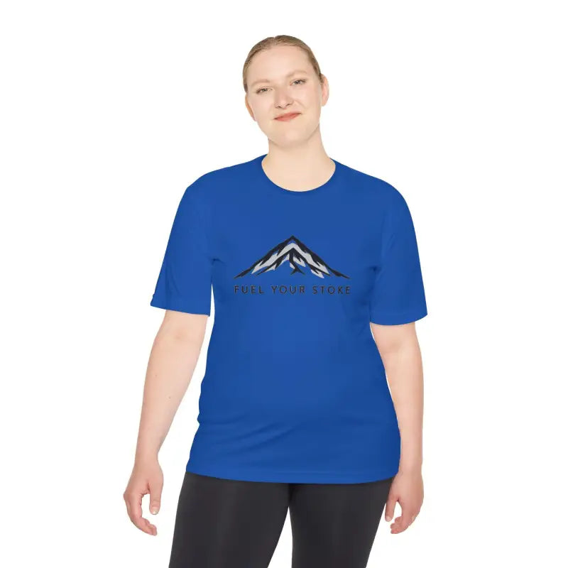 Performance Mountain Graphic T Shirt for Active Lifestyles Moisture Wicking Unisex Tee - Ocean State Styles