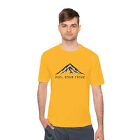 Performance Mountain Graphic T Shirt for Active Lifestyles Moisture Wicking Unisex Tee - Ocean State Styles