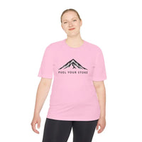Performance Mountain Graphic T Shirt for Active Lifestyles Moisture Wicking Unisex Tee - Ocean State Styles
