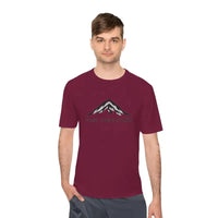 Performance Mountain Graphic T Shirt for Active Lifestyles Moisture Wicking Unisex Tee - Ocean State Styles