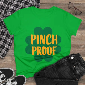 Pinch Proof Irish Joke Women's Cotton Tee for Fun Style - Ocean State Styles
