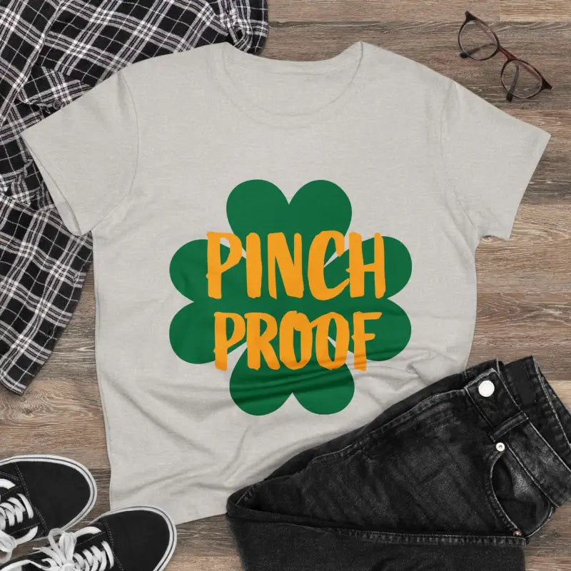Pinch Proof Irish Joke Women's Cotton Tee for Fun Style - Ocean State Styles