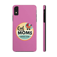 Pink iPhone 16 Tough Phone Case with Cool Moms Design - Ocean State Styles