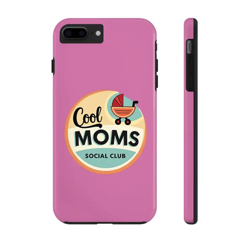 Pink iPhone 16 Tough Phone Case with Cool Moms Design - Ocean State Styles