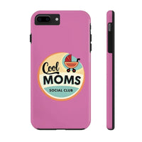 Pink iPhone 16 Tough Phone Case with Cool Moms Design - Ocean State Styles