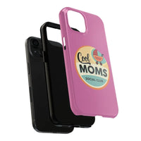 Pink Phone Case with Cool Moms Social Club Design - Ocean State Styles