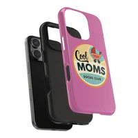 Pink Phone Case with Cool Moms Social Club Design - Ocean State Styles