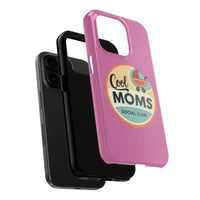 Pink Phone Case with Cool Moms Social Club Design - Ocean State Styles