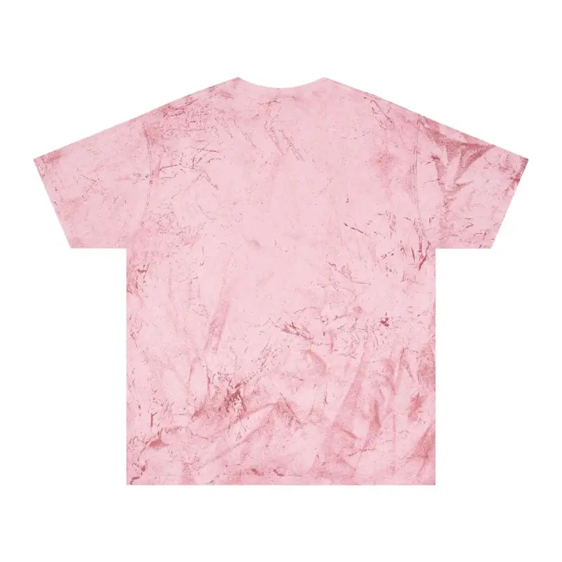Pink marble-patterned t-shirt from the Pink Tie Dye T Shirt Life is a Beach collection