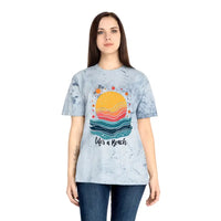 Pink Tie Dye T Shirt Life Is A Beach Summer Vibes - Ocean State Styles