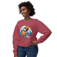 Pizza And French Fry Skiing Graphic Sweatshirts Unisex Comfort - Ocean State Styles