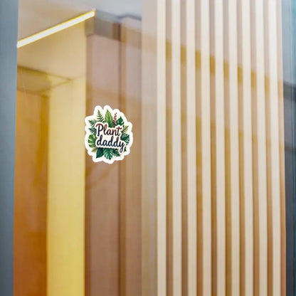 Plant Daddy Foliage Sticker featuring a playful plant-themed design for enthusiasts