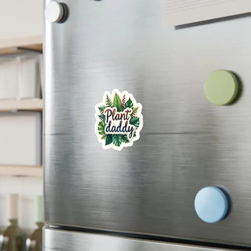 Plant Daddy Foliage Sticker featuring vibrant plant-themed artwork for plant enthusiasts