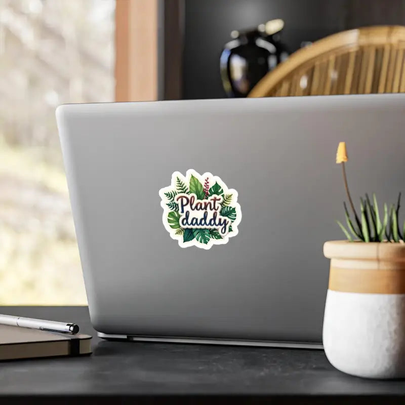 Plant Daddy Foliage Sticker showcasing a vibrant plant-themed design for enthusiasts