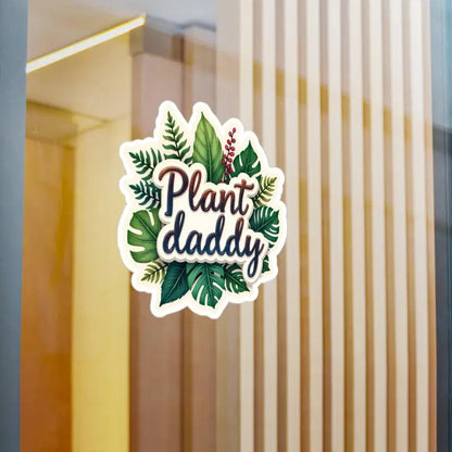Plant Daddy Vinyl Foliage Sticker featuring botanical illustrations and vibrant design