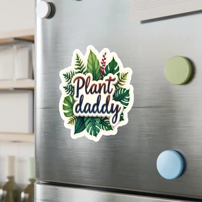 Plant Daddy Vinyl Foliage Sticker featuring vibrant plant illustrations for enthusiasts