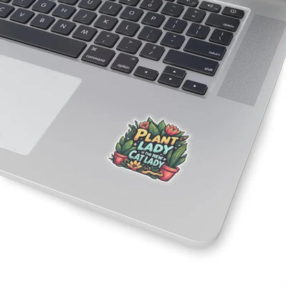 Plant Lady Is The New Cat Lady Sticker featuring a charming plant-themed design