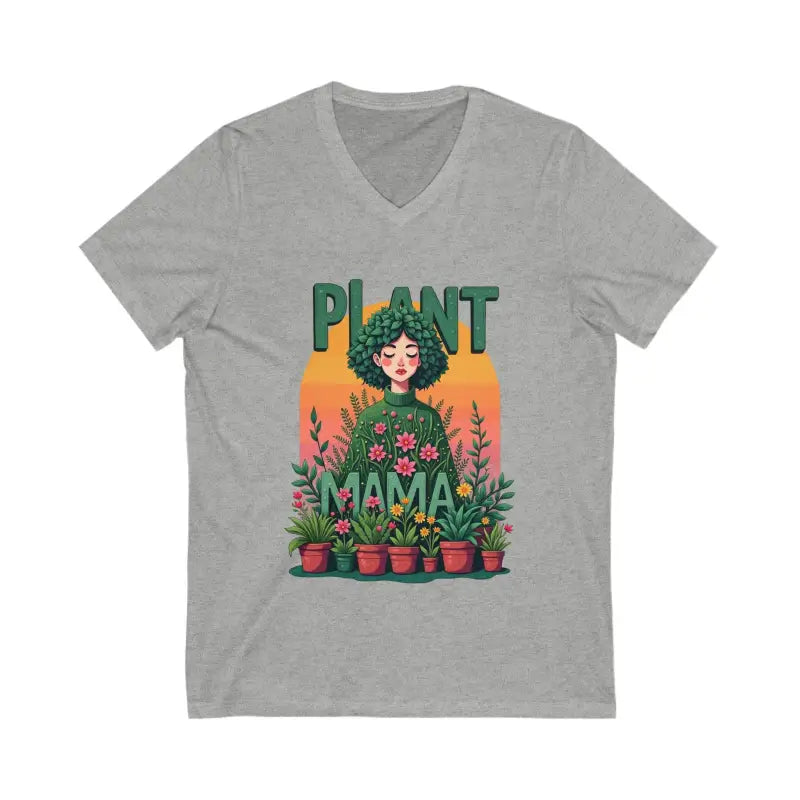 Plant Mama V Neck T Shirt for Stylish Comfort Everyday - Ocean State Styles