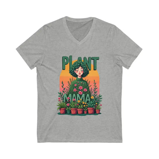 Plant Mama V Neck T Shirt for Stylish Comfort Everyday - Ocean State Styles