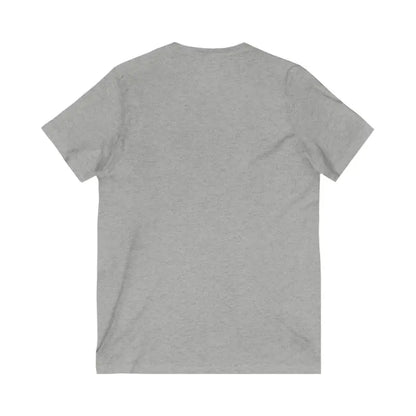 Gray V-neck T-shirt from Plant Mama showcasing a stylish and comfortable design