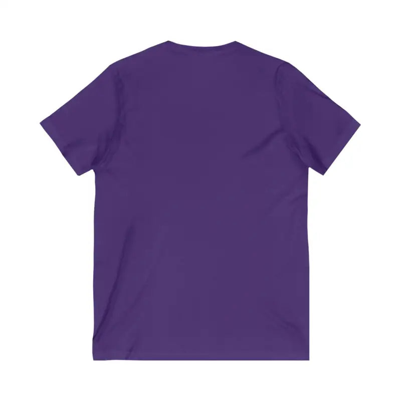 Purple V-neck t-shirt from the Plant Mama collection showcasing casual style