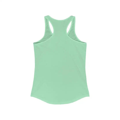 Mint green racerback tank top from Plant Mama for an active lifestyle