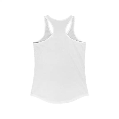 White Racerback Tank Top from Plant Mama for an Active Lifestyle