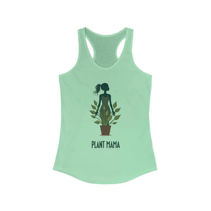 Mint green tank top from Plant Mama for an active lifestyle for women