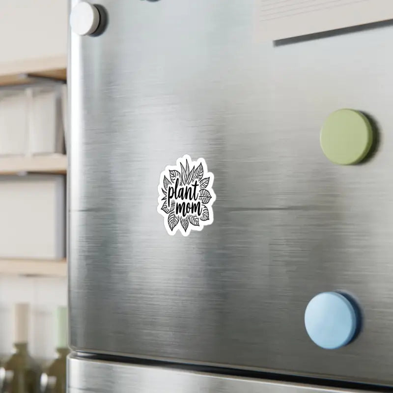 Plant Mom Sticker featuring a Leaf Design for Indoor and Outdoor Use
