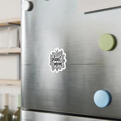 Plant Mom Sticker featuring a Leaf Design for Indoor and Outdoor Use