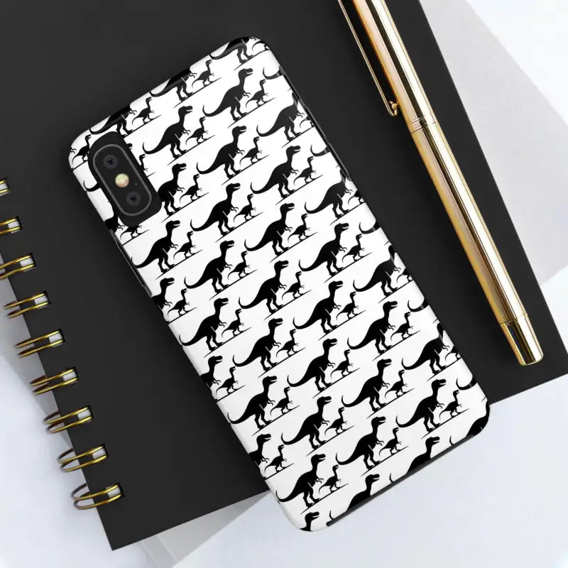 Dinosaur-patterned phone case for iPhone 11 Pro Max in vibrant colors and design
