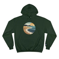 Private Beach Club Coastal Hoodie for Ultimate Comfort by Champion - Ocean State Styles