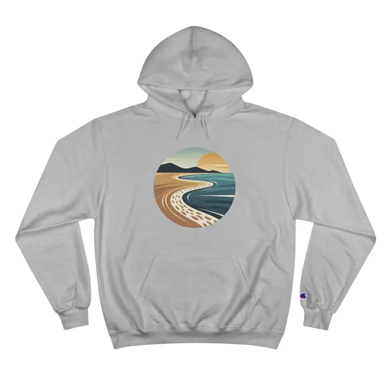 Private Beach Club Coastal Hoodie for Ultimate Comfort by Champion - Ocean State Styles