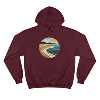 Private Beach Club Coastal Hoodie for Ultimate Comfort by Champion - Ocean State Styles