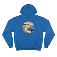 Private Beach Club Coastal Hoodie for Ultimate Comfort by Champion - Ocean State Styles