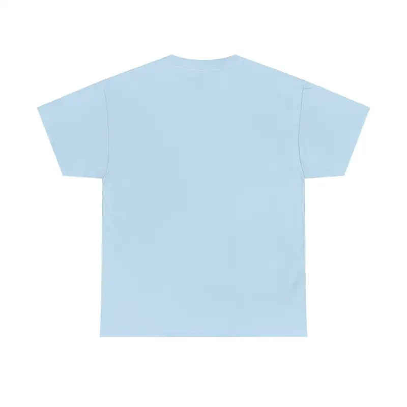 Light blue t-shirt featuring Rainbow Dog Dad design for pet parents