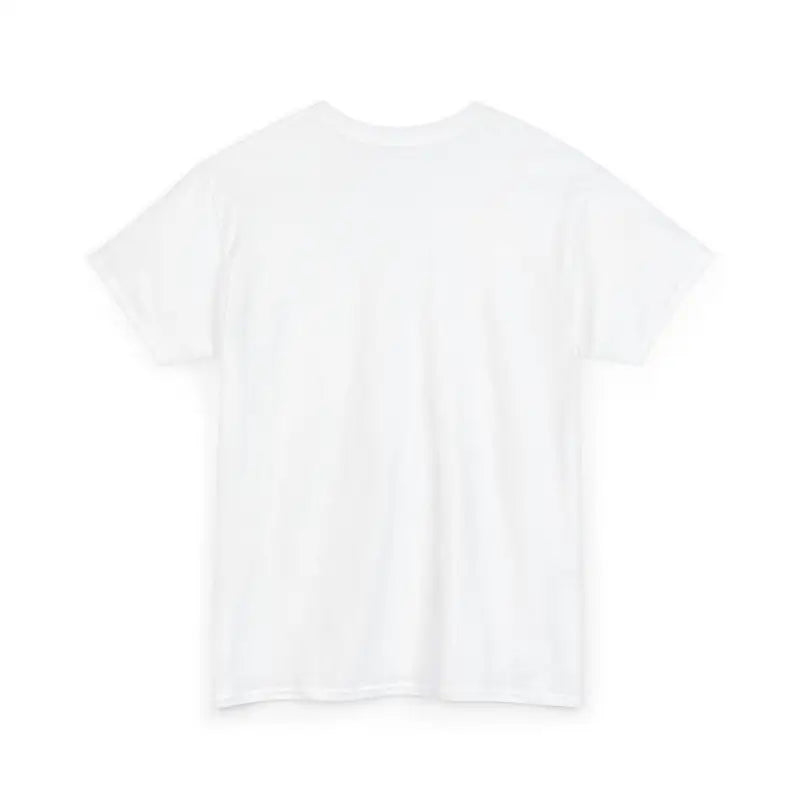White t-shirt featuring Rainbow Dog Dad design for pet parents and dog lovers