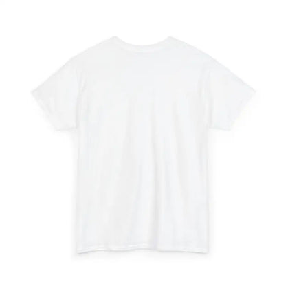 White t-shirt featuring Rainbow Dog Dad design for pet parents and dog lovers