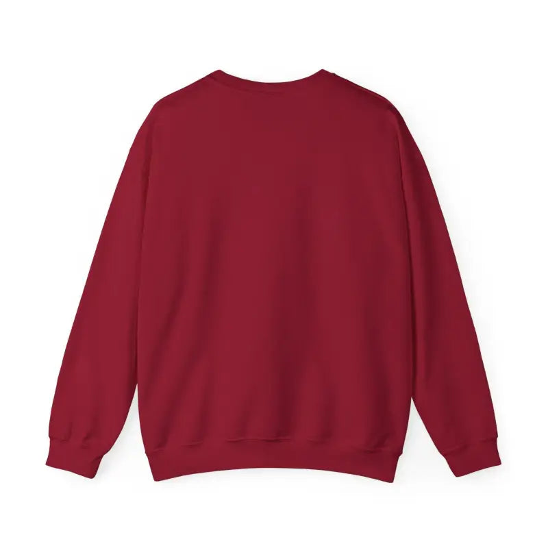 Red Crewneck Sweatshirt with Witch Hat and Chicken Patterns - Ocean State Styles