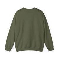 Red Crewneck Sweatshirt with Witch Hat and Chicken Patterns - Ocean State Styles
