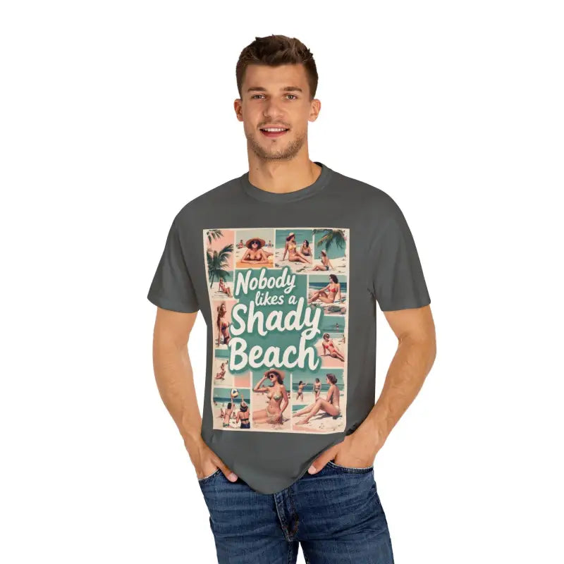 Retro Beach Collage T Shirt for Summer Vibes - Ocean State Styles