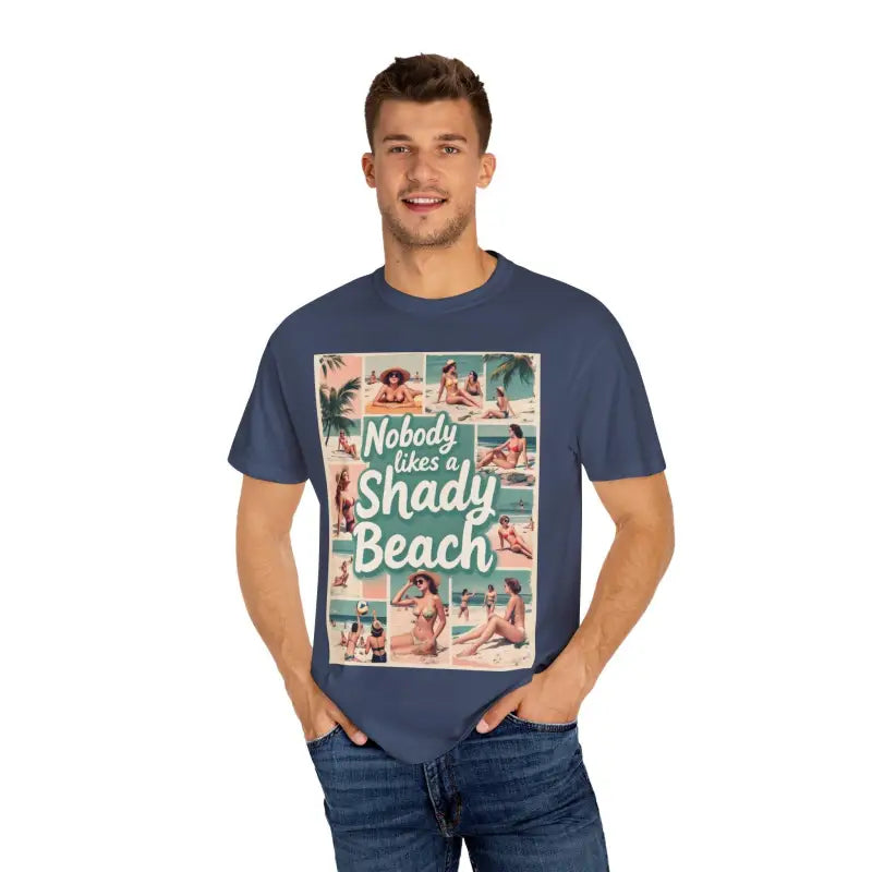 Retro Beach Collage T Shirt for Summer Vibes - Ocean State Styles