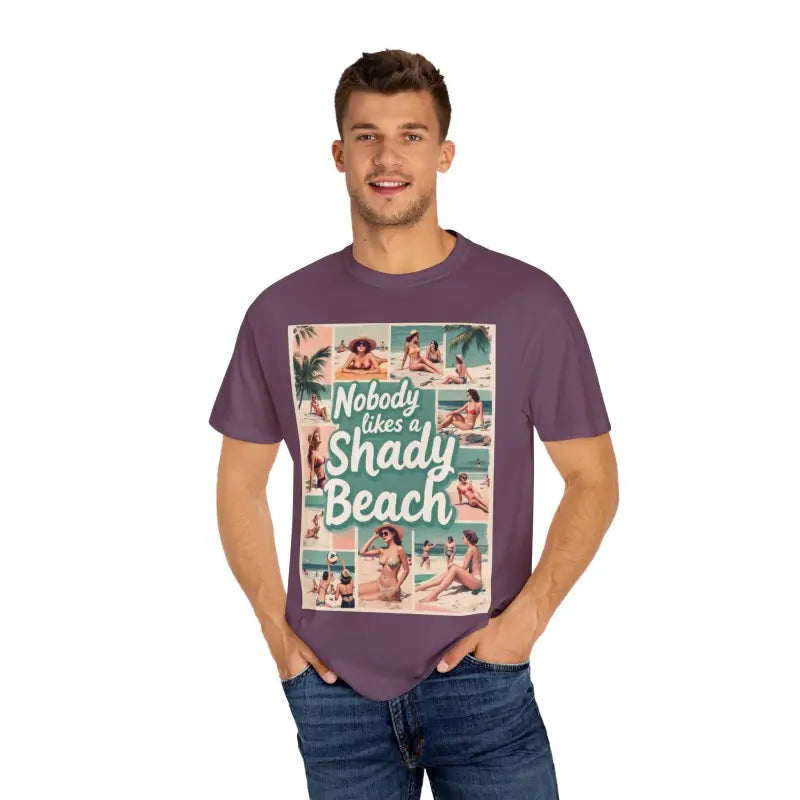 Retro Beach Collage T Shirt for Summer Vibes - Ocean State Styles