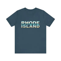 Rhode Island Beach Vibes Unisex Tee Shirt for Relaxed Style - Ocean State Styles