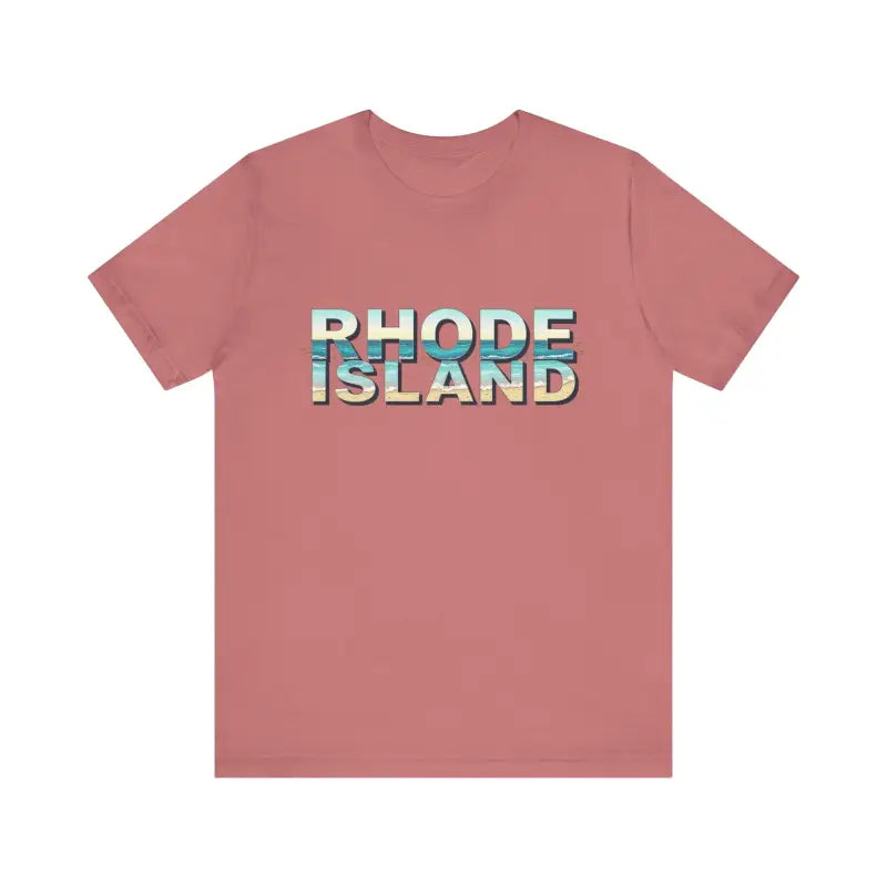 Rhode Island Beach Vibes Unisex Tee Shirt featuring a stylish graphic design