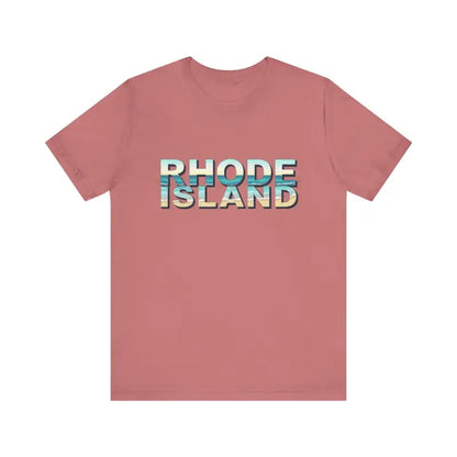 Rhode Island Beach Vibes Unisex Tee Shirt featuring a stylish graphic design