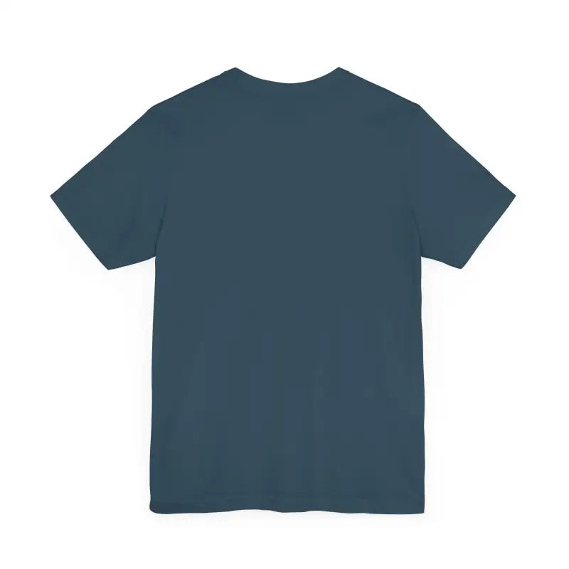 Dark teal Rhode Island Beach Vibes Unisex Tee Shirt displayed for online shopping